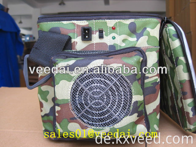 5lblack tragbarer Mini -Camping -Kühlschrank Isolierter Kühlerbox DC12V